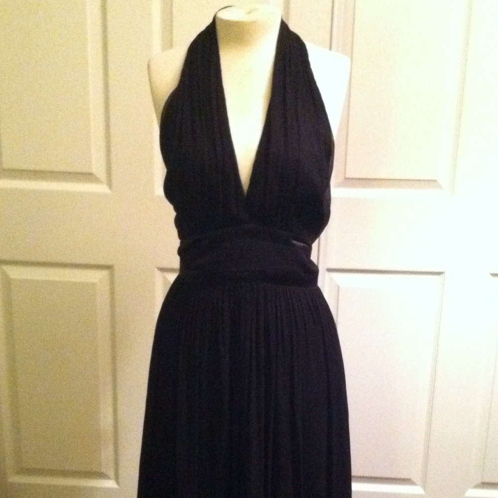 Little black chiffon dress